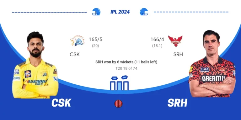 IPL 2024 SRH vs CSK Highlights